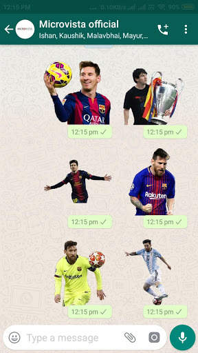 Messi Stickers For WhatsApp screenshot 6