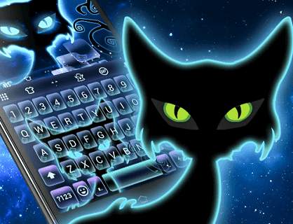 Halloween Cat Emoji Keyboard screenshot 5