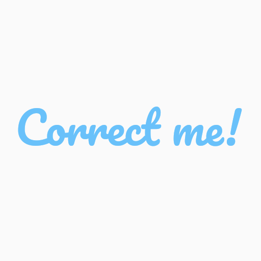 Correct me! icon