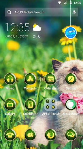 Enjoy Life-APUS Launcher theme screenshot 1