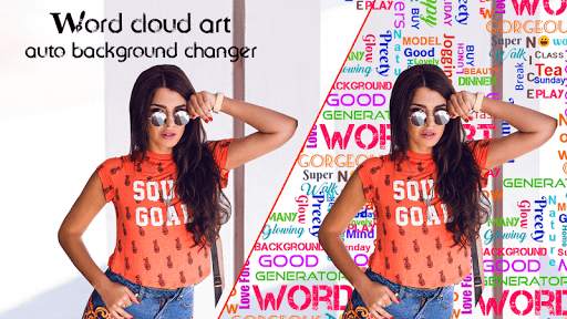Word Cloud Art Auto Background Editor screenshot 1