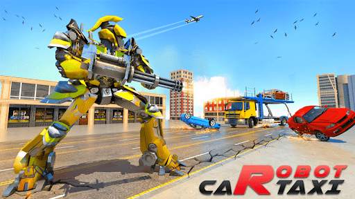 Taxi Robot Car Transformation screenshot 5