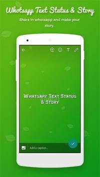 Whatsaap Text Status & Story screenshot 5
