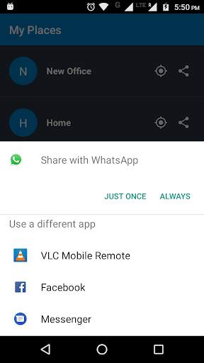 Save, Share & Navigate Places screenshot 5