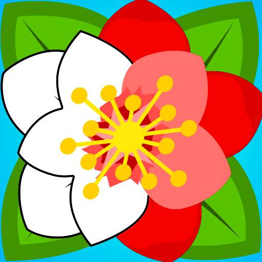 flowers coloring game with numbers 1.0