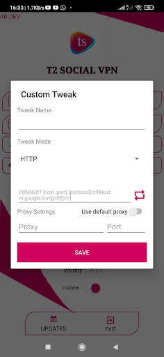 T2 SOCIAL VPN screenshot 4
