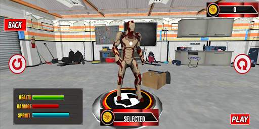 flying Super Iron Hero : Warrior of Crime City स्क्रीनशॉट 3
