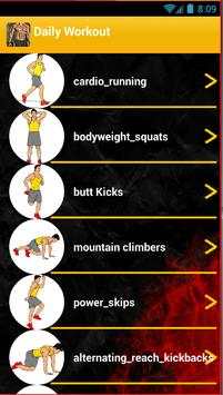 daily workout screenshot 1