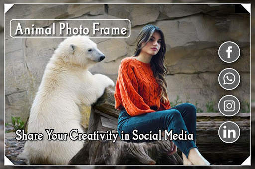 Animal Photo Frame : Photo Cut out Editor screenshot 6