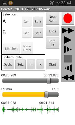HearMe Audio Recording LITE screenshot 1