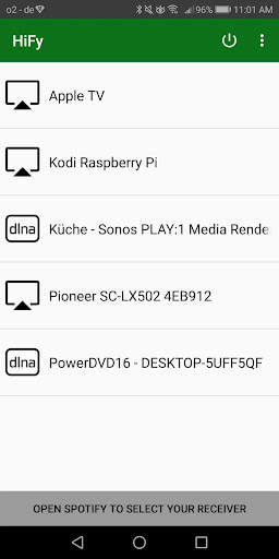 HiFy - AirPlay   DLNA for Spot screenshot 1