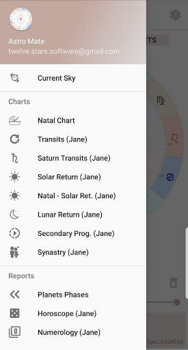 Astro Mate FREE - Astrology Charts / Numerology screenshot 1