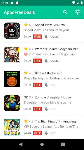 AppsFreeDeals - Temporary free apps and games screenshot 1