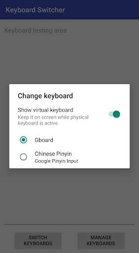 Keyboard Switcher screenshot 2
