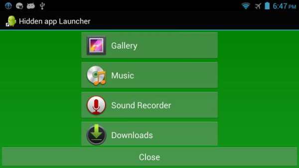 Hidden app Launcher screenshot 4