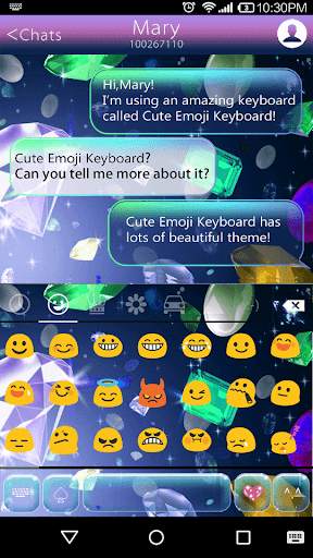 Diamond Jewelry Emoji Keyboard screenshot 3