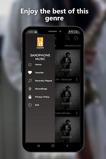 Saxophone Music App screenshot 2