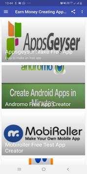 Earn Money Creating Apps Free स्क्रीनशॉट 1