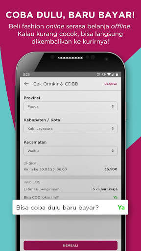 Sorabel - Belanja Baju, Coba Dulu Baru Bayar screenshot 2