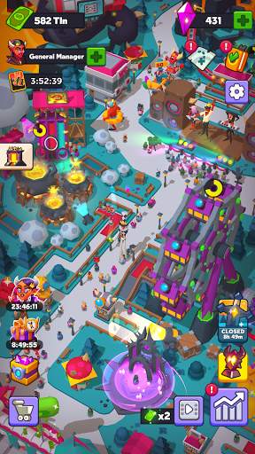 Hell Park - Idle Tycoon Games Simulator screenshot 7
