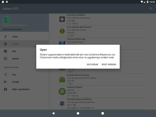 Sistem uygulaması yöneticisi screenshot 24