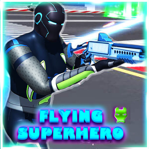 Flying Superhero 3D: vegas Mafia crime  simulator icon