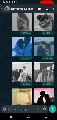 Romantic Stickers for WhatsApp : WAStickerApps screenshot 2