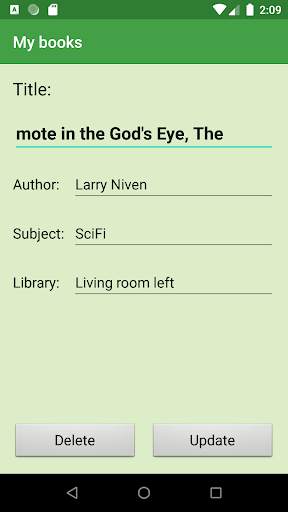 My books screenshot 3