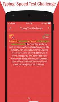 Typing Speed Test Challenge скриншот 1
