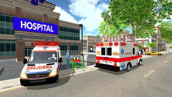 Ambulance Driving Game: Rescue Driver Simulator screenshot 2