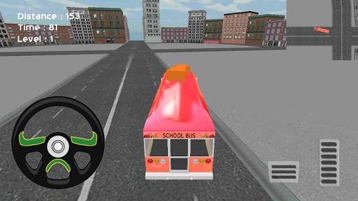 Bas Sekolah letak kereta 3D screenshot 4