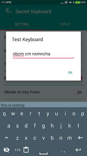 Secret Keyboard स्क्रीनशॉट 4