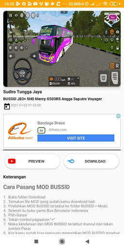 MOD Bussid Lengkap Mediafire screenshot 1