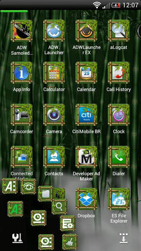 Next Launcher Bamboo Theme screenshot 3