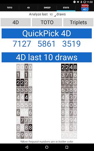 SG TOTO 4D SWEEP screenshot 7