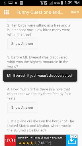 Funny Questions and Answers To Test Your Brain screenshot 3