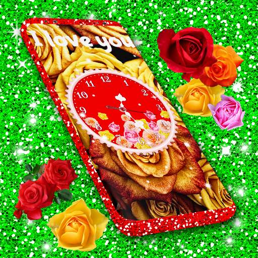 Rose Clock 4K Live Wallpaper 6.9.27