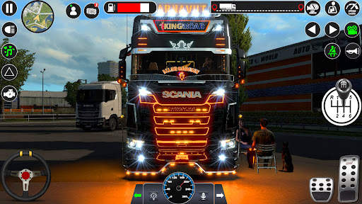 Euro Truck Driving Games 3D screenshot 1