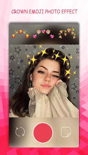 Crown Heart Emoji Photo Editor - Heart Filter screenshot 3