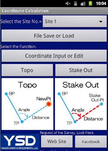 Coordinate Calc (Traverse Calc скриншот 1
