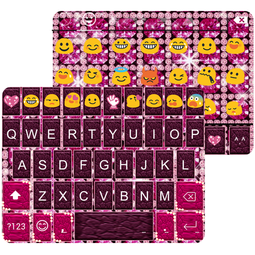 Diamond Love Emoji Keyboard Theme icon
