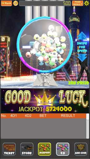4D Live Lottery Game screenshot 1