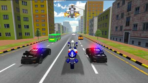 Bicicleta Policía Persecución screenshot 1