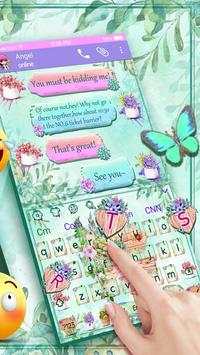 SMS Garden Keyboard Theme screenshot 3