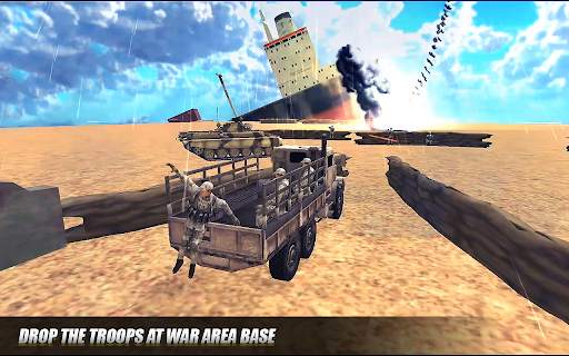 Army truck driving simulator screenshot 5