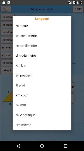 Formules Calculs Unités "sous la Main" screenshot 4