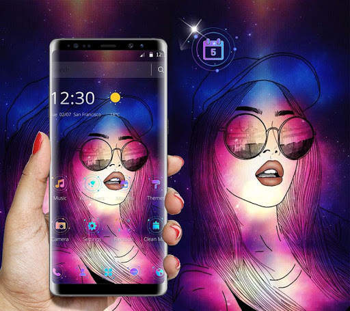 Cool Sexy Lips Girl Theme screenshot 5