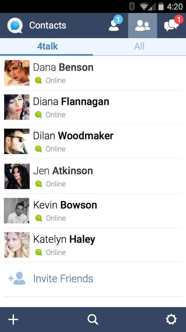 4talk Messenger screenshot 4