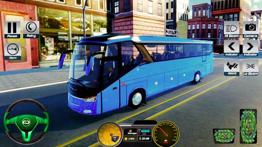 Bus Simulator Hill Climbing:Tourist Bus Drive 2021 screenshot 4