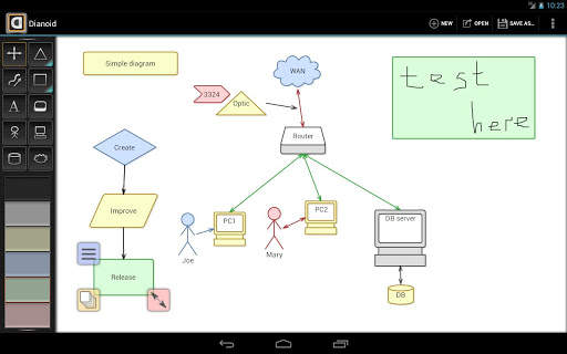 Dianoid Lite (Diagram Editor) screenshot 4